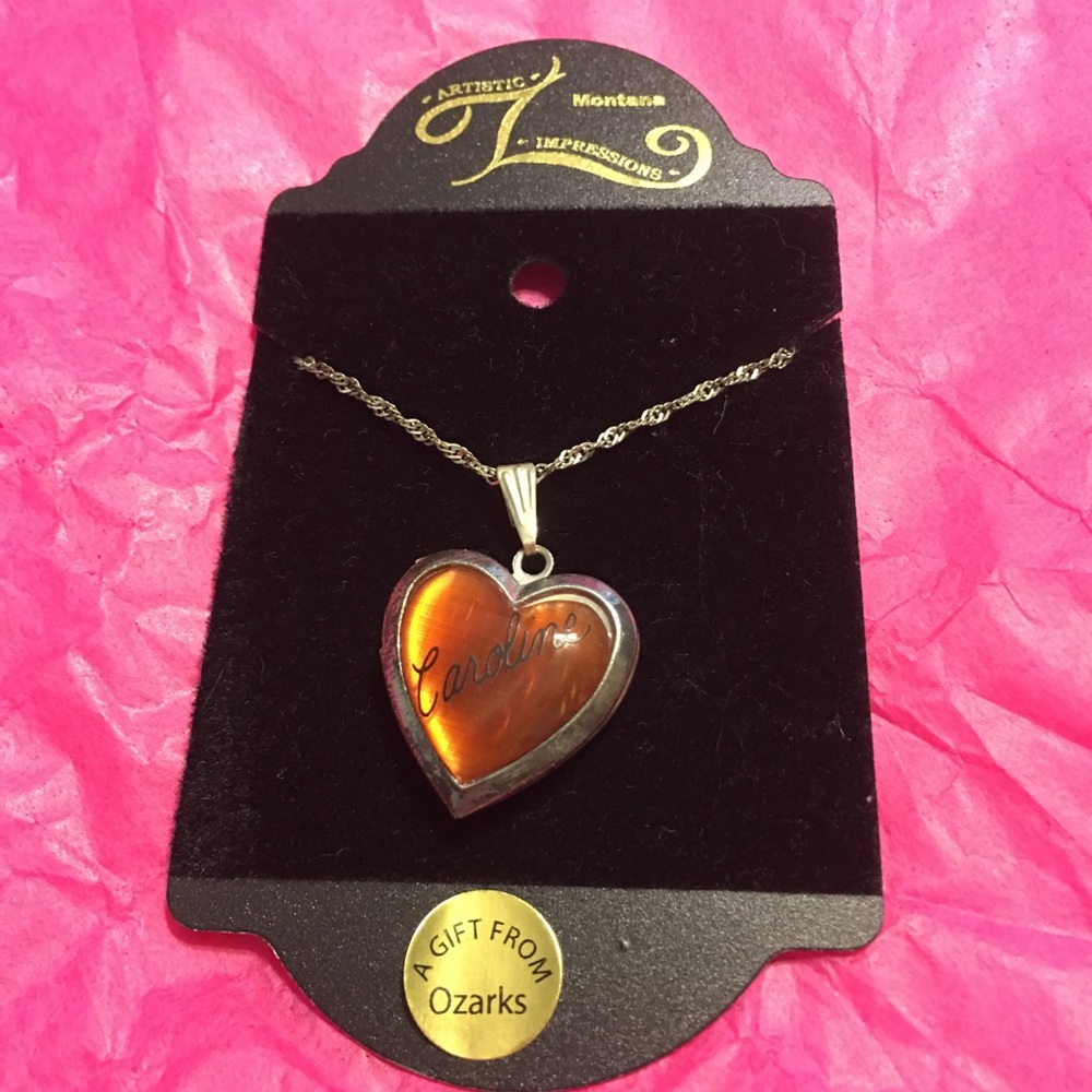 ‘Caroline’ locket necklace.